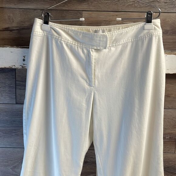 Chico’s White Zip Up Pants, Size 16, Regular - Picture 3 of 9